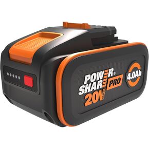 بطارية Worx WA3644 PowerShare Pro 20V 4.0Ah عالية السعة مع نظام إدارة البطارية والتحكم الذكي في الطاقة in Kuwait