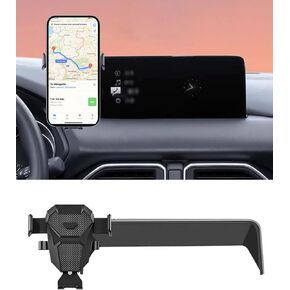 Car Phone Holder for Mazda CX5/CX-5 Accessories 2021-2024 2022 2023 Mount Cell Phone Holder for 2024 CX5 Fit for Most Smartphones (10.25 inch Screen Only)