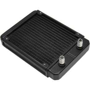 Water Cooling Radiator, 18 Pipe Aluminum Heat Exchanger Radiator Liquid Heatsink for PC CPU Computer Water Cool System DC12V 120mm