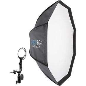 Westcott Rapid Box Switch Octa-M with Round Head Speedlite Insert - Portable Photography Studio and On Location Octabox Softbox Bundle