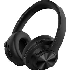 AVIOT WA-V1 High-Resolution Wireless Headphones with Adaptive Hybrid Noise Cancelling | Up to 120 Hours Playback | Superior Sound Quality and Comfort | Foldable Design (Black)