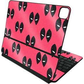 MightySkins Glossy Glitter Skin Compatible with Apple Magic Keyboard for iPad Pro 12.9" (3rd-6th Generation) - Retro Gamer 3 | Protective, Durable High-Gloss Glitter Finish | Made in The USA