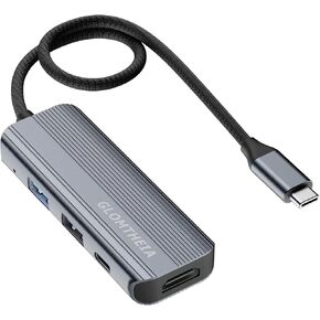 USB C Hub, 4-in-1 USB C Multiport Adapter with 4K HDMI, USB 3.0, USB 2.0, PD 100W, for MacBook Pro/Air, Dell XPS, Lenovo Thinkpad, and More