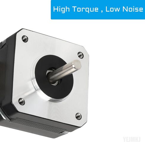 5pcs Nema 17 Stepper Motor 48MM Bipolar 2 A 48Ncm (67.97oz.in) 42 Motor 2 Phase Stepper Motor 1.8 Degree 4-Lead with 1m Cable and Connector for DIY CNC 3D Printer, 1.65x1.65x1.89inch in Saudi Arabia