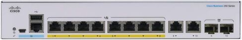Cisco Catalyst 1200-8P-E-2G Smart Switch, 8 Port GE, PoE, Ext PS, 2x1GE Combo, Limited Lifetime Protection (C1200-8P-E-2G) in Saudi Arabia
