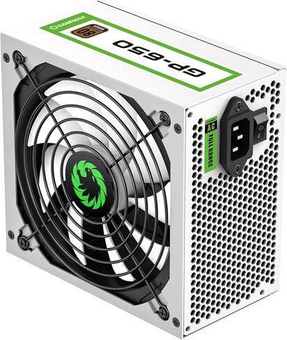 GAMEMAX GP Series Power Supply, Non-Modular, 80 Plus Bronze, GP-650 Modular, White Version in Kuwait