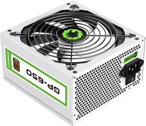 GAMEMAX GP Series Power Supply, Non-Modular, 80 Plus Bronze, GP-650 Modular, White Version in Kuwait