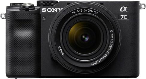 Sony Alpha a7C Mirrorless Digital Camera with 28-60mm Lens (Black) (ILCE7CL/B) w/ 64GB Memory Card, 2 x NP-FZ-100 Battery, Photo Editing Software, Case, External Charger, Card Reader and More in Saudi Arabia