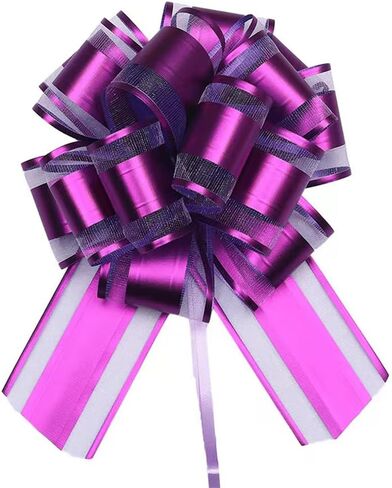 6 أجهزة كمبيوتر شخصى 6 بوصة سحب القوس هدية عيد الميلاد التفاف سحب القوس للهدايا التفاف حفلة عيد ميلاد عطلة هدية صناديق القوس سلة التعبئة والتغليف الأقواس لعيد الحب ويعرض زخارف زهرة in Kuwait