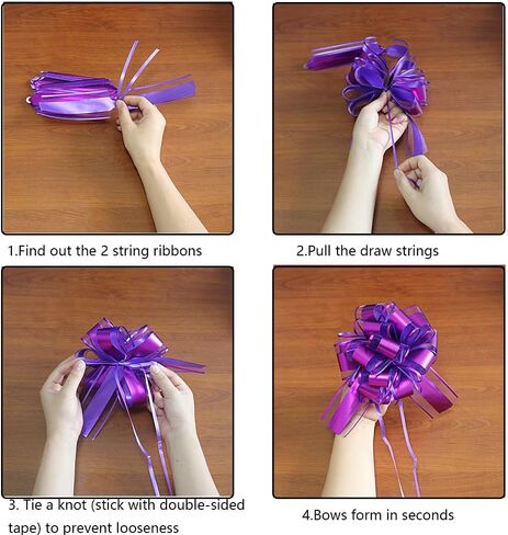 6 أجهزة كمبيوتر شخصى 6 بوصة سحب القوس هدية عيد الميلاد التفاف سحب القوس للهدايا التفاف حفلة عيد ميلاد عطلة هدية صناديق القوس سلة التعبئة والتغليف الأقواس لعيد الحب ويعرض زخارف زهرة in Kuwait