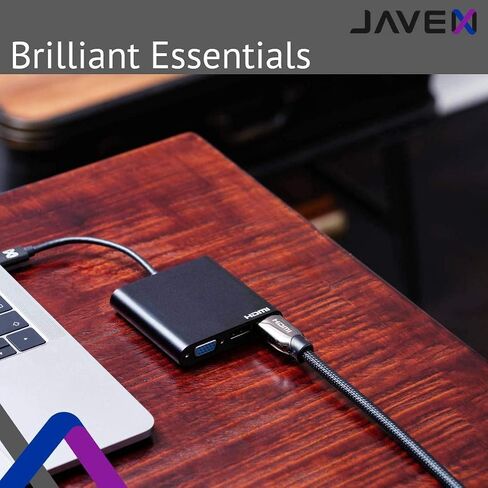 JAVEX [2 Pack] Pure Copper HDMI Cable, Metal Connector, Nylon Braided Protection, 4K@60Hz 18Gpbs, 1.8M(6FT)+ 3M(10FT) in Kuwait