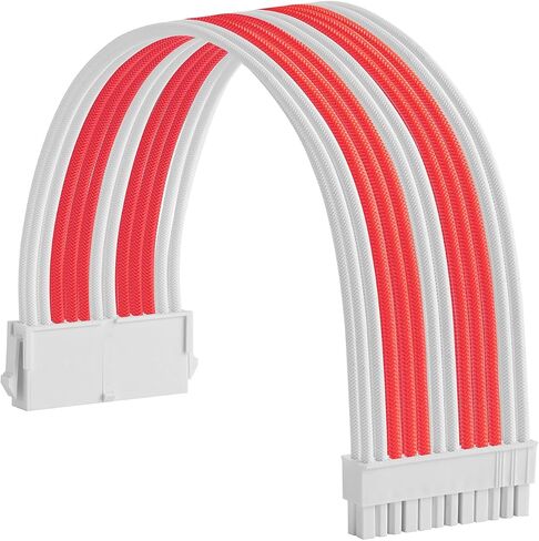 مجموعة كابل إمداد الطاقة PSU 18AWG ATX 24P+ (1) EPS 8-P+ (2) PCI-E8-P مع أمشاط الكابل (أسود/برتقالي) in Saudi Arabia
