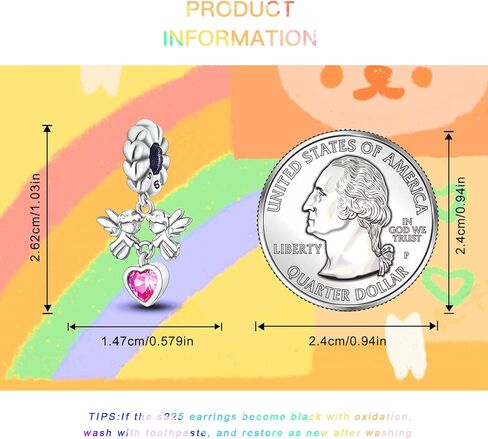 NUJIFFY 925 Sterling Silver Charms Beads for Bracelets & Necklaces, Colorful Horse Moon Charm Birthday Gifts Star Moon Pendant Jewelry for Women Men Teens in Saudi Arabia