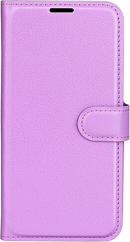 حافظة قلابة لهاتف Motorola ThinkPhone Wallet من جلد البولي يوريثان حافظة حماية مغناطيسية للهاتف المحمول لهاتف Moto Think Phone 5G Folio Book Cover مع حامل (أرجواني) in Kuwait