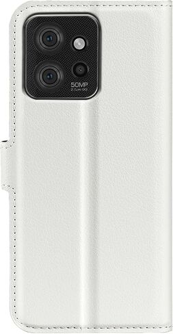 حافظة قلابة لهاتف Motorola ThinkPhone Wallet من جلد البولي يوريثان حافظة حماية مغناطيسية للهاتف المحمول لهاتف Moto Think Phone 5G Folio Book Cover مع حامل (أرجواني) in Kuwait