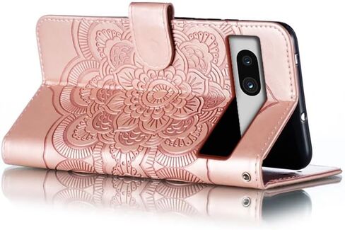 for Google Pixel 7a Case Wallet with Card Holder Kickstand Magnetic Soft Leather Flip Fold Case for Google Pixel 7A Cover (Pink) in Saudi Arabia