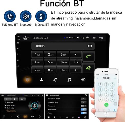 for Mazda 5 Radio 2007-2012 Android 13 Car Stereo 9"" Touchscreen Wireless Carplay Android Auto GPS Navigation with Free Reverse Camera 4GB RAM 64GB ROM in Saudi Arabia