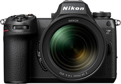 Nikon Z6III Mirrorless Camera with 24-70mm f/4 S Lens Bundle Kit with NIKKOR Z MC 105mm f/2.8 VR S Macro Lens + 64GB UHS-II SDXC Memory Card + Cleaning Kit + Camara Bag + Accessories (Renewed) in Saudi Arabia