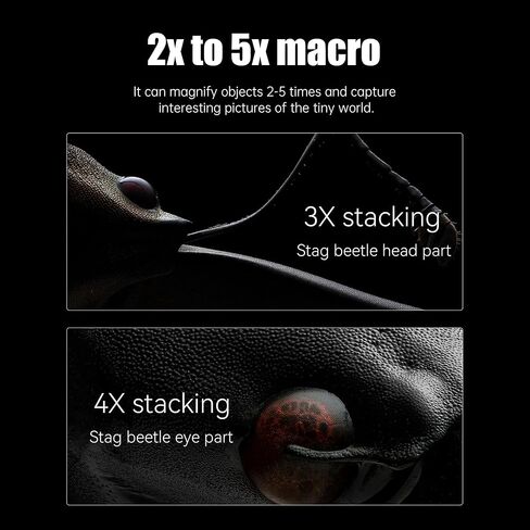 عدسة AstrHori 25 مم F2.8 2-5X Ultra Macro، متوافقة مع كاميرات Fuji X-Mount عديمة المرآة X-E3 X-E4 X-H1 X-H2 X-H2S X-Pro2 X-Pro3 X-S10 X-T1 X-T1 الأشعة تحت الحمراء X-T10 X T100 X-T2 X-T200 X-T30 II in Kuwait