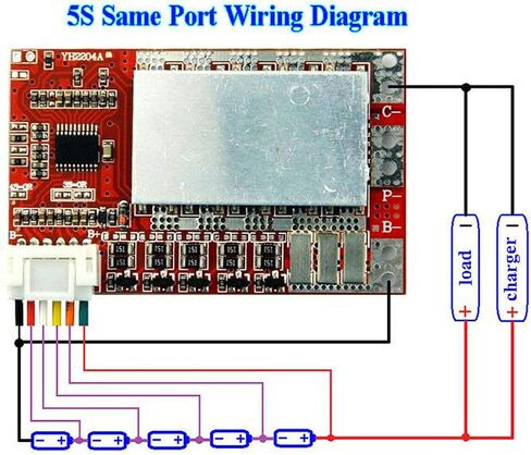 5S 50A ث / التوازن 3.7V 18650 خلية بطارية ليثيوم PCB BMS لوح حماية in Saudi Arabia