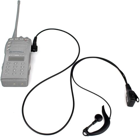 Retevis Volume Adjustable Walkie Talkie Earpiece with Mic, Compatible with Motorola CP100 CP100D CP185 CP200 CP200D GP300 Mag ONE BRP40 A8 HYT TC610 Walkie-Talkie, G-Type 2 Way Radio Earpiece(1 Pack) in Saudi Arabia