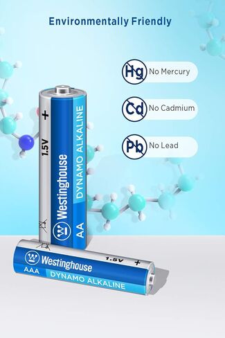 Westinghouse Alkaline AAA Batteries (Bulk Pack 24 Count), Leak-Proof & Long-Lasting Technology Triple A Primary Batteries with Lasting Power for High Drain Devices in Saudi Arabia