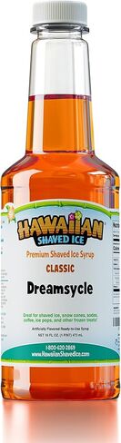 Hawaiian Shaved Ice Syrup Pint, Pineapple Flavor, Great For Slushies, Italian Soda, Popsicles, & More, No Refrigeration Needed, Contains No Nuts, Soy, Wheat, Dairy, Starch, Flour, or Egg Products in Saudi Arabia