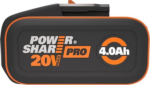 بطارية Worx WA3644 PowerShare Pro 20V 4.0Ah عالية السعة مع نظام إدارة البطارية والتحكم الذكي في الطاقة in Kuwait