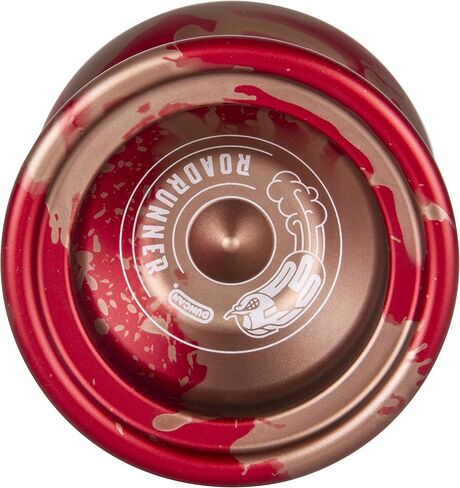 Duncan Toys Roadrunner Yo-Yo, Unresponsive Expert Level Yo-Yo, Concave Bearing and Aluminum Body, Dark Red in Kuwait