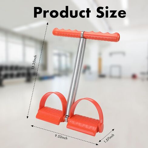 Get a Full-Body Workout at Home with The Pedal Puller Sit Up Exercise Equipment - Single Spring, Pedal Resistance Band with Handle for Arm, Abdominal, and Leg Exercise - Perfect for Your Home Gym in Saudi Arabia