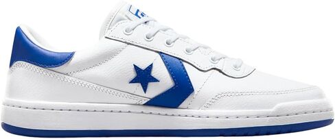 Converse Fastbreak Pro Leather Low (أبيض أسود) - A10201C (أبيض/أزرق/أبيض، نظام مقاسات الأحذية الأمريكية، للبالغين، للرجال، رقمي، متوسط، 10.5) in Kuwait