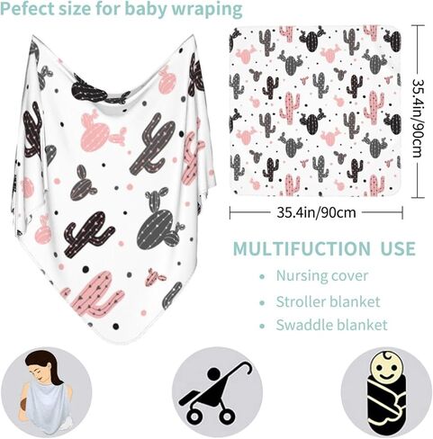 Halloween Goth Skull Gothic Baby Stuff Newborn Baby Swaddle Blanket Throw Blanket Cozy Soft Wrap Receiving Blanket Gifts for Boy Girl Unisex Infant in Kuwait