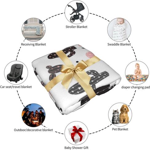 Halloween Goth Skull Gothic Baby Stuff Newborn Baby Swaddle Blanket Throw Blanket Cozy Soft Wrap Receiving Blanket Gifts for Boy Girl Unisex Infant in Kuwait