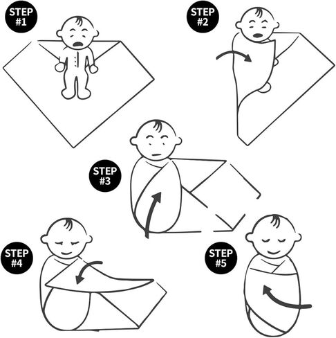 Halloween Goth Skull Gothic Baby Stuff Newborn Baby Swaddle Blanket Throw Blanket Cozy Soft Wrap Receiving Blanket Gifts for Boy Girl Unisex Infant in Kuwait