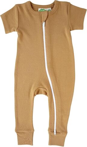 PARADE Organic Essentials '2-Way' Zip Romper - Short Sleeve in Saudi Arabia