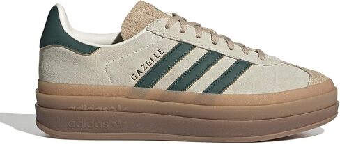 adidas Gazelle Bold Womens Cream Collegiate Green Size 7 in Saudi Arabia