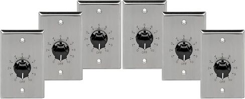 Pure Resonance Audio VC100W 100W Decora 70V Commercial Volume Control - White (Single) in Kuwait