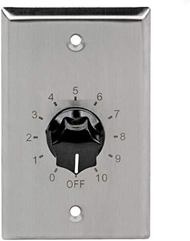 Pure Resonance Audio VC100W 100W Decora 70V Commercial Volume Control - White (Single) in Kuwait
