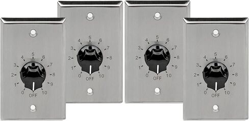 Pure Resonance Audio VC100W 100W Decora 70V Commercial Volume Control - White (Single) in Kuwait