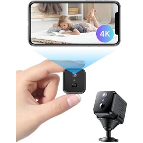 Spy Camera Hidden Camera, 2K HD Wi-Fi Wireless Mini Camera,Phone APP, AI Motion Detection, Auto-Night Vision,120-Day Standby Battery Life, Cloud &SD Storage,Small Camera Nanny Cam