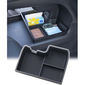 TOPINSTALL New Dash Console Organizer Compatible with 2021-2024 Toyota Sienna Interior Accessories, Dashboard Hidden Storage Tray Behind Screen Phone Sunglasses Holder