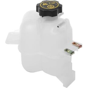 Replacement Engine Coolant Reservoir Tank with Cap and Sensor - Compatible with BMW - 525i, 525xi, 528i, 528xi, 530i, 530xi, 535i, 535xi, 545i, 550i, 645Ci - 17137519219, 17137542986, 603-351