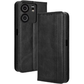 for Tracfone BLU View 5 Case, BLU View5 Phone Case,Protective Leather Wallet Shockproof Magnetic Flip Phone Cover with Card Slots and Stand for Tracfone BLU View 5 B160V -Red