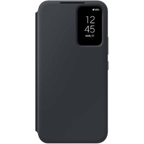 SAMSUNG Galaxy A54 5G S-View Wallet Phone Case, Protective Cover w/Card Holder Slot, Finger Tap Display Window, US Version, EF-ZA546CBEGUS, Black