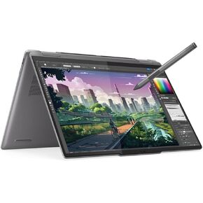Lenovo Yoga 7 14AHP9 2-in-1 Laptop | 14" 1920x1200 FHD+ | Ryzen 5-8640HS - 512GB SSD Hard Drive - 8GB RAM | 6 cores @ 4.9 GHz Win 11 Home Silver