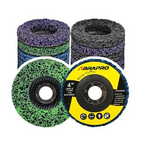12 PCS 4" x 5/8" Strip Discs Stripping Wheel for Angle Grinder, Clean and Remove Paint Coating Rust Welds Oxidation