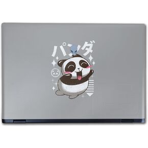 Laptop Skin Compatible with Alienware M16 R2 (2024) - Panda Kawaii - Premium 3M Vinyl Protective Wrap Decal Cover - Easy to Apply | Crafted in The USA by MightySkins