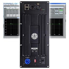 PDA801+CQ260 1200 Watts Plate Amplifier 1-Channel with DSP Software Control, for PA DJ Speaker Cabinets and Single or Dual 18" Subwoofer (Designed in USA) - (Support US Business)