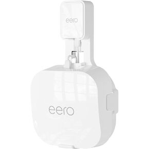 OWOKISO Mounting Brackets Wall Mount Holder Only for eero Mesh WiFi System Router, Perfect for Storing Power Cords and Plugs (NOT Compatible with eero 6/ eero 6+/ eero Pro/eero Pro 6E)