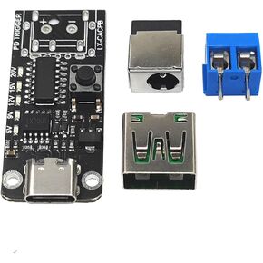 1 PCS USB-C PD3.0 QC Trigger Board Power 5V 9V 12V 15V 20V 5A Adjustable Voltage Module Type-C Male Input